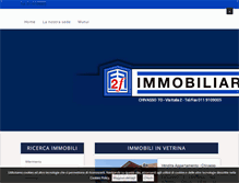 Tablet Screenshot of 2fimmobiliare.com